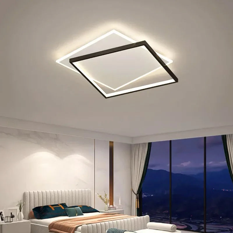 Axya LED Ceiling Light: Modern Chandelier for Home Decor in Bedroom, Living Room, Dining Area