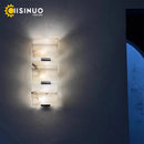 Axyaa Marble LED Wall Lamp - Modern Bedroom Light Fixture