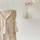 Nordic Macrame Woven Tapestry Lampshade Boho Ceiling Pendant Light by Axyaa