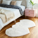 Axyaa Heart Shaped Fluffy Rug: Romantic Bedroom Decor & Wedding Gift