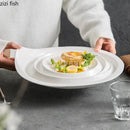 Axyaa Ceramic Serving Plate for Creative Dining Experience