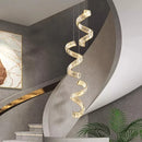 Axyaa Crystal Pendant Chandelier: Modern LED Ceiling Light for Living Room