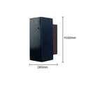 Axyaa Modern Black Stone Wabi Sabi Wall Lamp LED Sconce Lights
