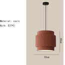 Axyaa Colorful Macaron Pendant Lamp for Dining Room Bedroom