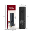 Axyaa Electric Salt Pepper Grinder Adjustable Coarseness Refillable Mill - Battery Powered