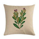 Axyaa Plant Print Embrace Pillowcase 45*45cm