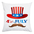 Axyaa American Flag Print Pillow Cover for Home Decor