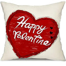 Axyaa Sweetheart Love Hug Pillowcase 45X45cm Home Sofa Décor Cover