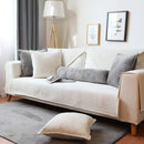 Axyaa Plush Sofa Cushion: Soft Crystal Velvet Cover for Furniture Protection