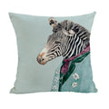 Axyaa Animal Clothes Cushion Cover – Cat Fox Bear Elephant Pillowcase