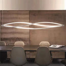 Axyaa LED Spiral Aluminum Chandelier for Conference Room and Lobby Decoration