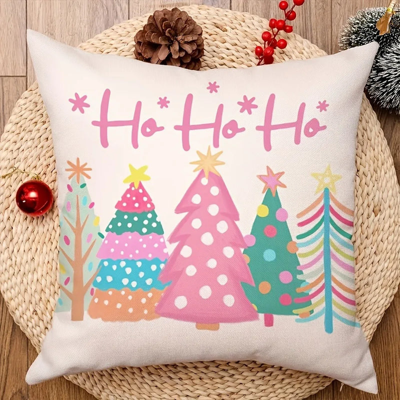 Axyaa Christmas Pillowcase - Festive Home Decor & Sofa Cushion Cover