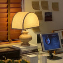 Axya Solid Wood Log Table Lamp for Bedroom Living Room Wabi-Sabi Style