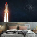 Axyaa Space Rocket Astronaut Tapestry Wall Art Decoration for Living Room