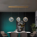 Axyaa Luxury LED Crystal Chandelier for Dining Room and Kitchen