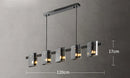 Axyaa Glass Pendant Chandelier for Nordic Decor Dining Room Lighting