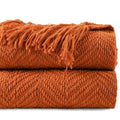 Axyaa Knitted Throw Blanket for Couch - Soft & Thick Decorative Sofa Blanket