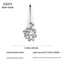 Axyaa Glass Balloon Chandelier: Modern Nordic Lamp for Staircase, Living Room & Dining Room