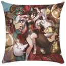 Axyaa Honkai Star Rail Pillowcase Cosplay Print Cushion Cover Cute Cartoon Decoration