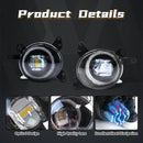 Axyaa LED DRL Angel Eye Fog Lamps for Mitsubishi Lancer 2008-2013