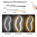 Axyaa Modern LED Feather Wall Lamps for Bedroom and Living Room Decor