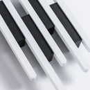 Axyaa Modern Minimalist Wall Lamp in Black & White Aluminium, 3000K LED Lighting