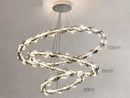 Axyaa Crystal Pendant Chandelier for Luxury Living Room Decor