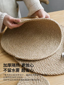 Axya Linen Woven Heat Insulation Pad Set - Household Table Mat Coaster