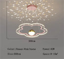 Axyaa LED Starry Chandelier for Children's Room Pendant Lamp Nursery Bedroom Lighting