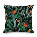 Axyaa Night Rose Linen Pillowcase - Decorative Floral Pillow Covers for Home Decor