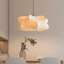 Axyaa Silk Flannel Pendant Chandelier - Wabi Sabi Living Room Ceiling Lamp