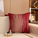 Axyaa Geometric Jacquard Square Cushion Cover 45x45 Polyester Throw Pillowcase