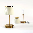 Axyaa Fabric Table Lamp: Rechargeable Three-speed Dimming Atmosphere Lighting for Bedroom