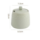 Axyaa Ceramic Condiment Jar Set with Lid, Spoon, Sugar Bowl, Salt Jars