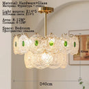Emerald Green Glass Chandelier for Bedroom and Living Room by Axyaa