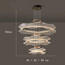 Axyaa Modern LED Chandeliers Pendant Light for Living Room Dining Room