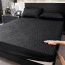 Axyaa Waterproof Mattress Protector - Europe Style, Adjustable, Soft & Skin-friendly Bed Cover