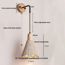 Axyaa Adjustable LED Wall Light | Modern Nordic Style | Pull Chain Switch