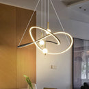 Axyaa Chandelier: Modern Pendant Ceiling Light for Dining Room