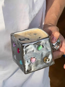 Axya Ceramic Diamond Jewelry Mug Set - Handcrafted Americana Style Coffee Mug