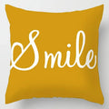 Axyaa Geometric Ginkgo Leaf Print Pillow Cover for Stylish Home & Office Decor