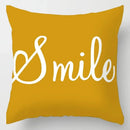 Axyaa Geometric Ginkgo Leaf Print Pillow Cover for Stylish Home & Office Decor