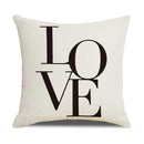 Axyaa Nordic Decorative Cushion Covers in Black & White for Sofa, Bed, Party