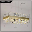 Axyaa Modern Crystal Chandelier Pendant Lights for Stylish Home Decor