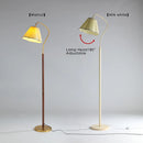 Axyaa Retro Walnut Wood Floor Lamp for Living Room, Bedroom, Study