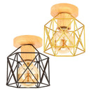 Axya Vintage Wrought Iron Ceiling Light for Kitchen Balcony Hotel Corridor