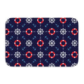 Axyaa Nautical Compass Anchor Rudder Printed Small Non-slip Doormat