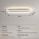 Axyaa LED Ceiling Light with Remote Control for Living Room, Bedroom, and Hallway