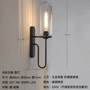 Axyaa Glass Lampshade Wall Lamp | Minimalist American Countryside LED Decoration