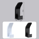 Axyaa Space Aluminum Double Hooks: Strong Adhesive, Waterproof, Bathroom & Coat Rack